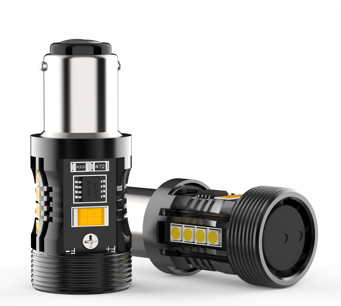 Комплект світлодіодних ламп Infolight P21/5W, BAY15D (1157) Canbus White
