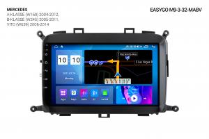 Штатна автомагнітола EasyGo M9-3-32-MABV Mercedes A-klasse (W169) 2004-2012, B-klasse (W245) 2005-2011, Vito (W639) 2006-2014