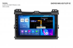 Штатная автомагнитола EasyGo M9-3-32-TLPC v2 Toyota Land Cruiser Prado (120) 2002-2009