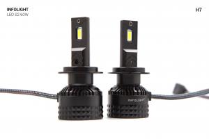 Комплект светодиодных ламп Infolight S2 H7 60W