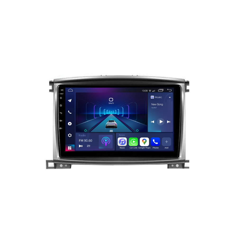 Штатное головное устройство EasyGo TOY1010-G10 10 inch Toyota Land Cruiser (100) 2003-2008