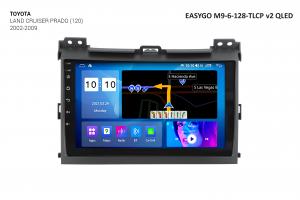 Штатний головний пристрій EasyGo M9-6-128-TLCP v2 QLED Toyota Land Cruiser Prado (120)