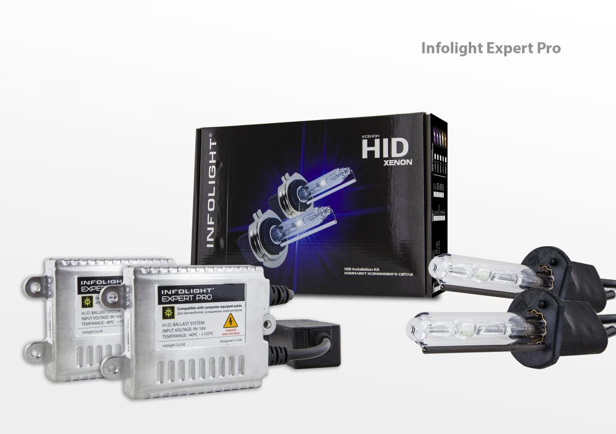 Комплект ксенона Infolight Expert Pro H1 5000K+обманка