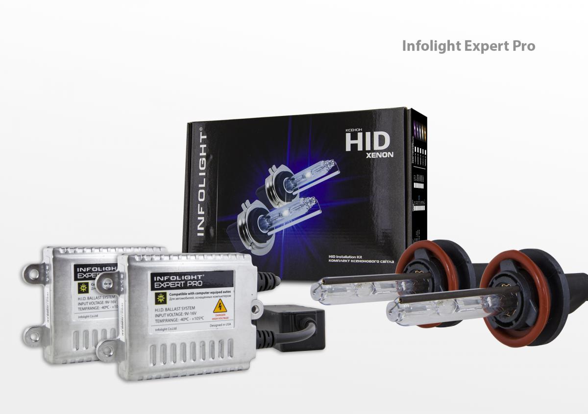 Комплект ксенона Infolight Expert Pro H11 6000К+обманка