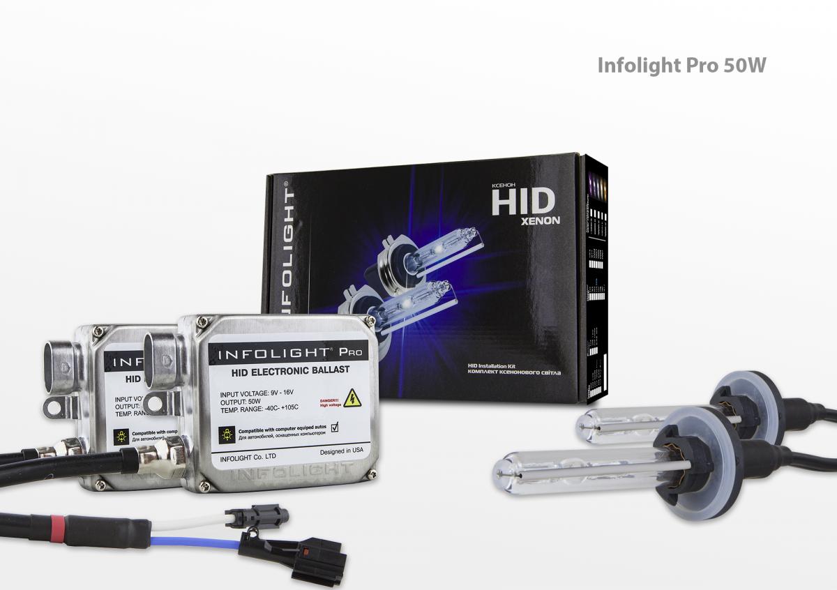 Комплект ксенона Infolight Pro (обманка) 50W H27 5000K