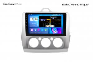 Штатная автомагнитола EasyGo M9-3-32-FF QLED Ford Focus 2005-2011