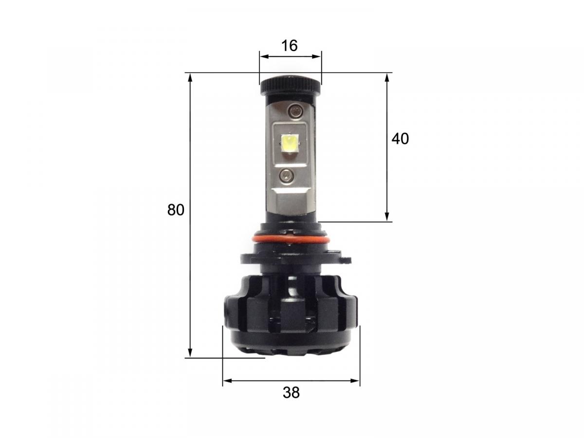 Комплект светодиодных ламп Sho-Me G1.4 9006 40W