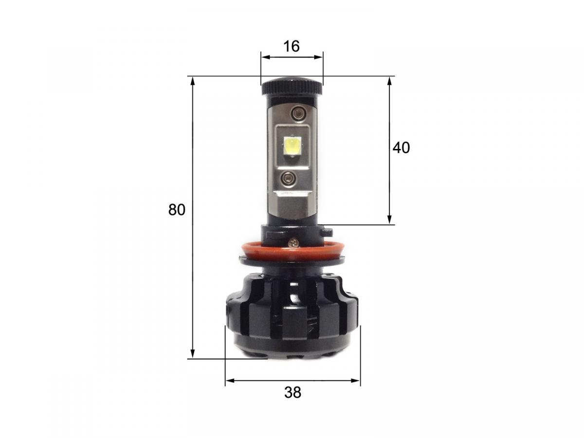 Комплект светодиодных ламп Sho-Me G1.4 H11 40W