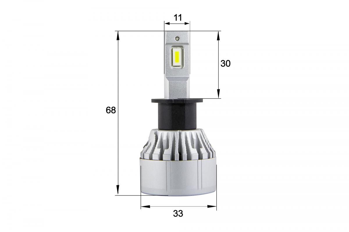 Комплект світлодіодних ламп Sho-Me F6 H3 32W
