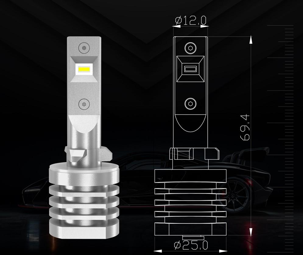 Комплект світлодіодних ламп Sho-Me F3 H27 20W