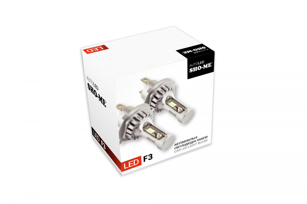 Комплект светодиодных ламп Sho-Me F3 H4 20W