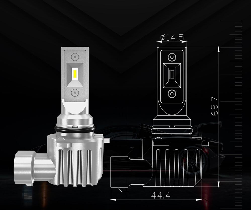 Комплект світлодіодних ламп Sho-Me F3 9006 20W