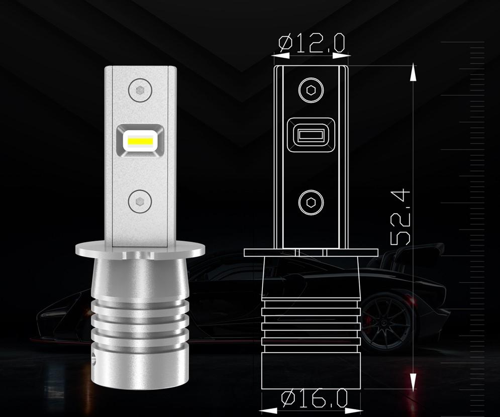 Комплект светодиодных ламп Sho-Me F3 H3 20W