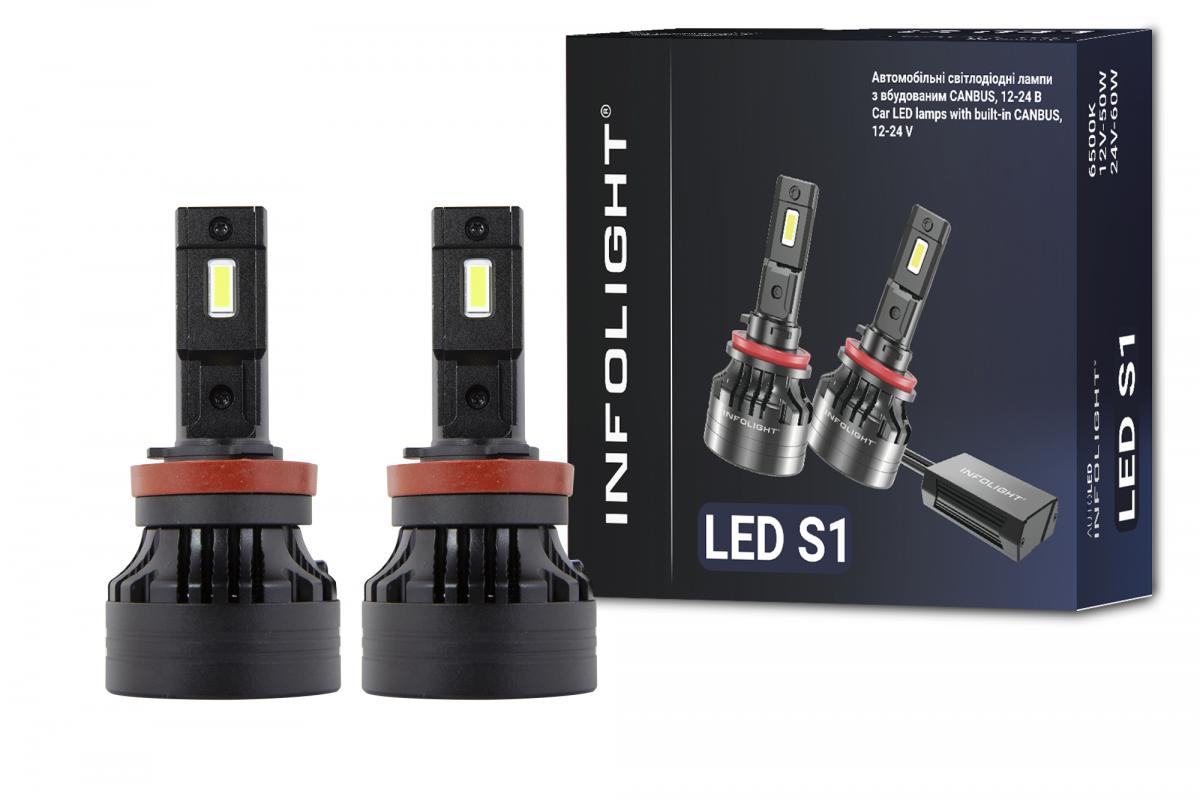 Комплект світлодіодних ламп Infolight S1 H11 50W