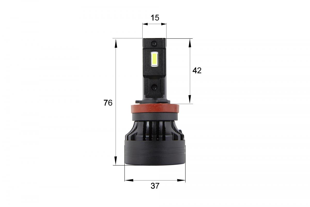Комплект світлодіодних ламп Infolight S1 H11 50W