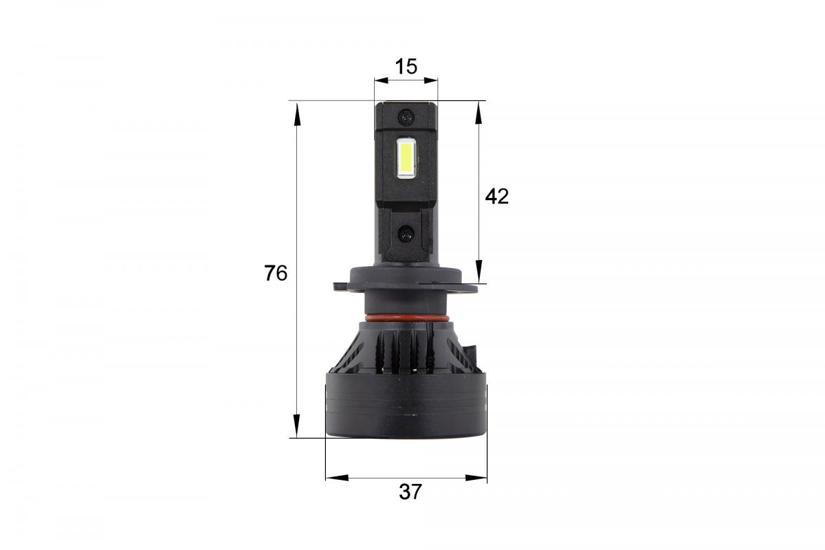 Комплект светодиодных ламп Infolight S1 H7 50W