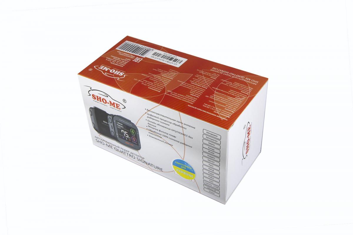 Радар-детектор Sho-Me Quattro Signature