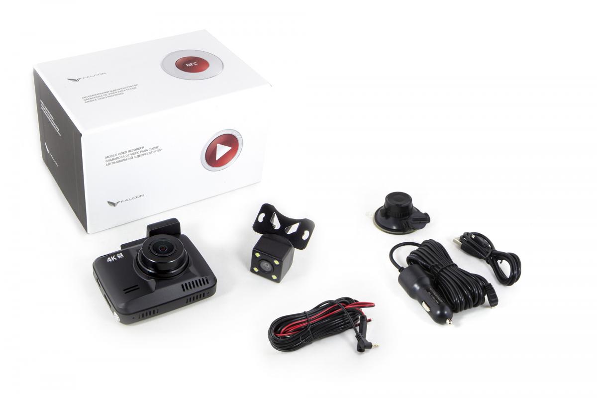 Видеорегистратор Falcon DVR HD89-2CAM-GPS Wi-fi