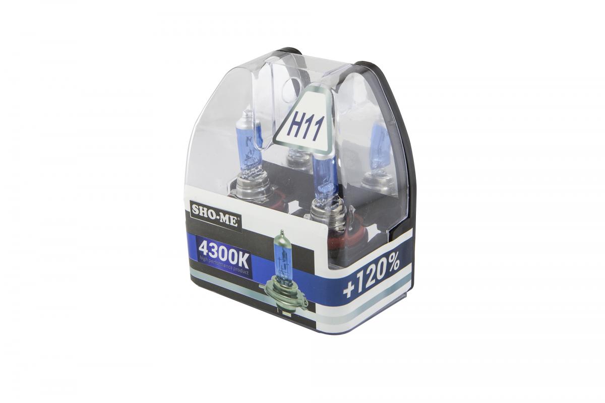 Галогенова лампа Sho-Me H11 4300K +120