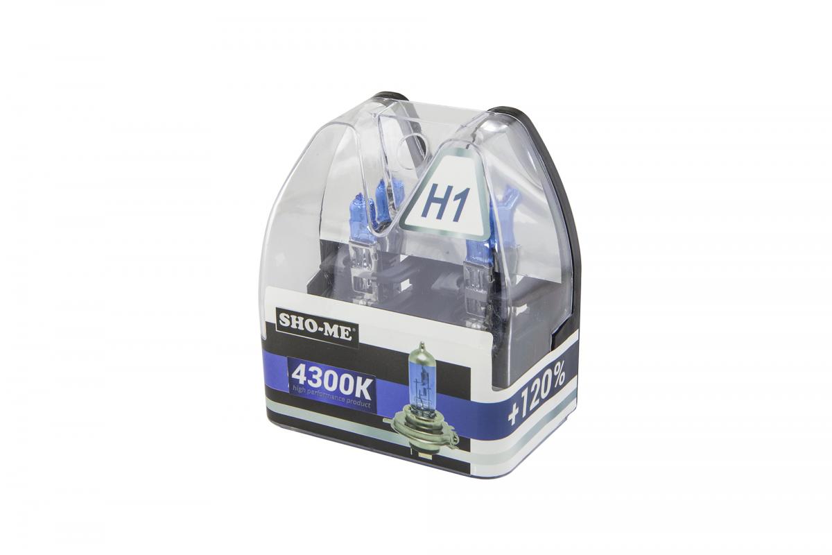 Галогеновая лампа Sho-Me H1 4300K +120