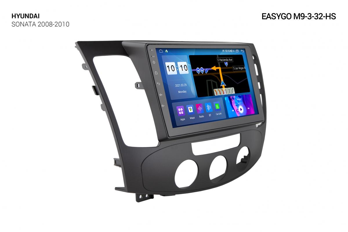 Штатная автомагнитола EasyGo M9-3-32-HS Hyundai Sonata 2008-2010