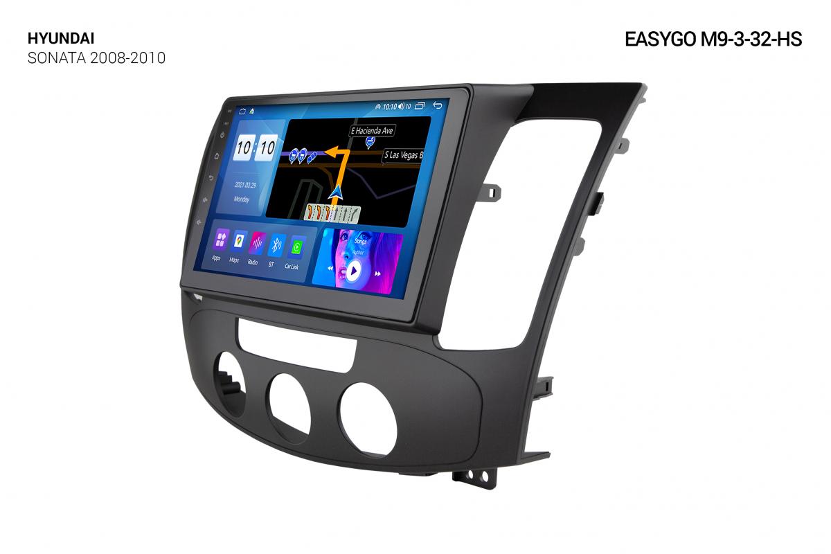 Штатная автомагнитола EasyGo M9-3-32-HS Hyundai Sonata 2008-2010