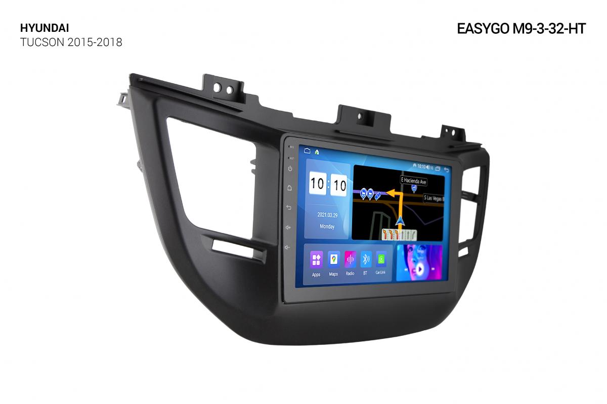Штатная автомагнитола EasyGo M9-3-32-HT Hyundai Tucson 2015-2018