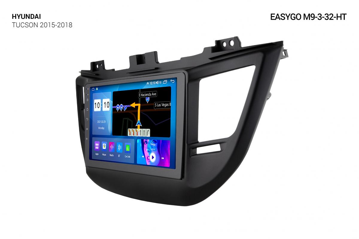 Штатная автомагнитола EasyGo M9-3-32-HT Hyundai Tucson 2015-2018