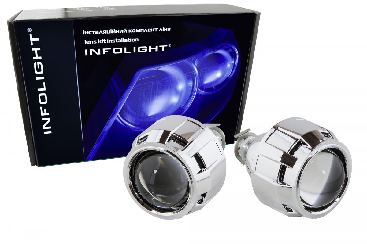 Биксеноновые линзы Infolight G5 тип 1 без ангельских глаз