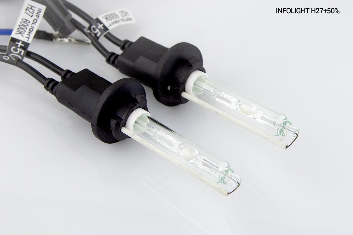 Ксеноновая лампа Infolight H27 6000K +50%