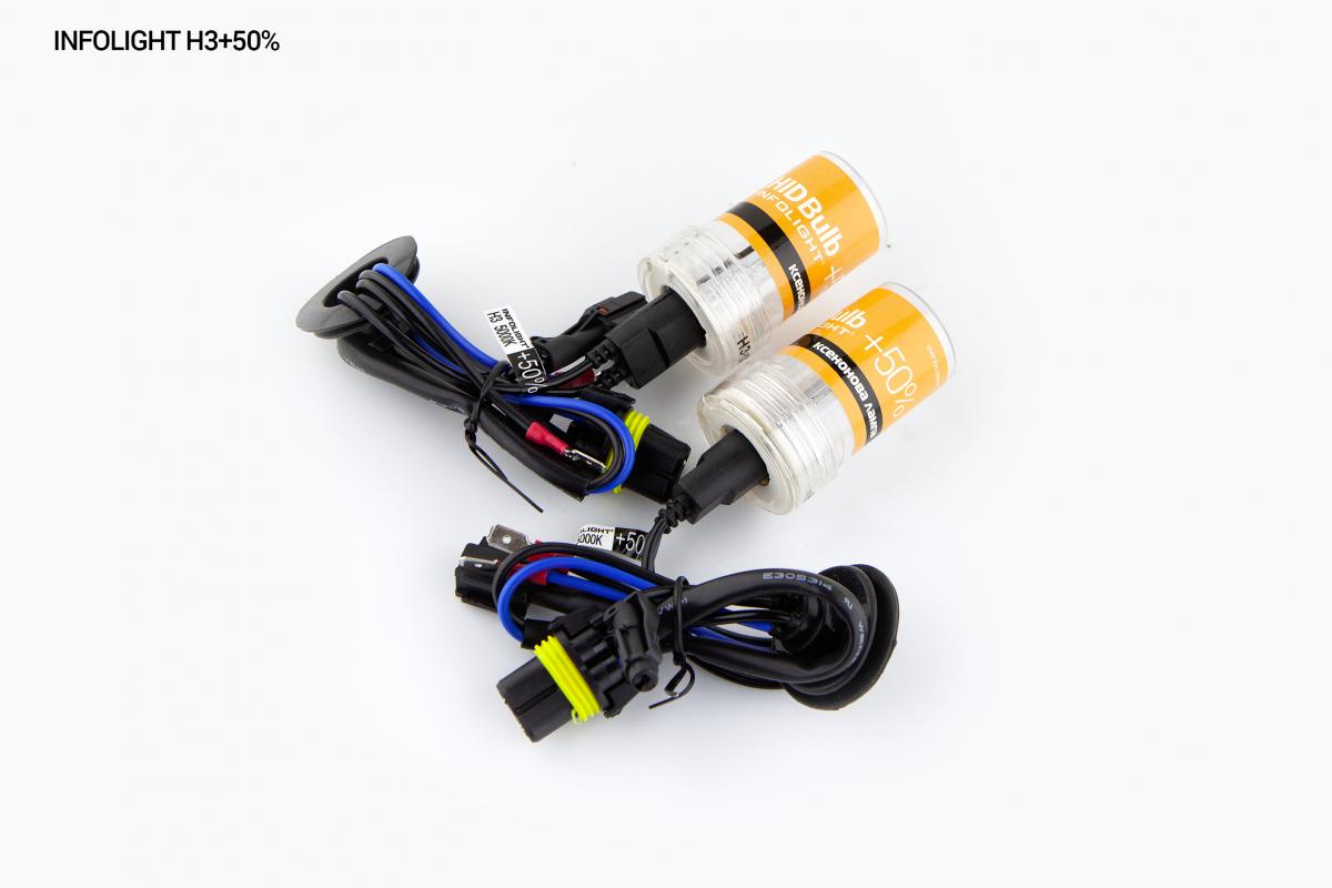 Ксеноновая лампа Infolight H3 4300K +50%