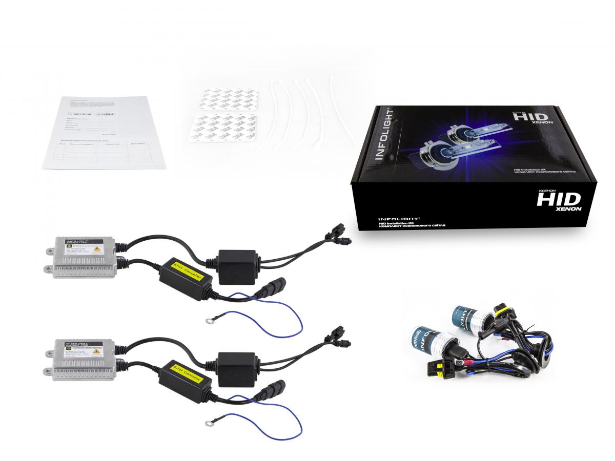 Комплект ксенону Infolight Expert Pro H1 6000K+обманка