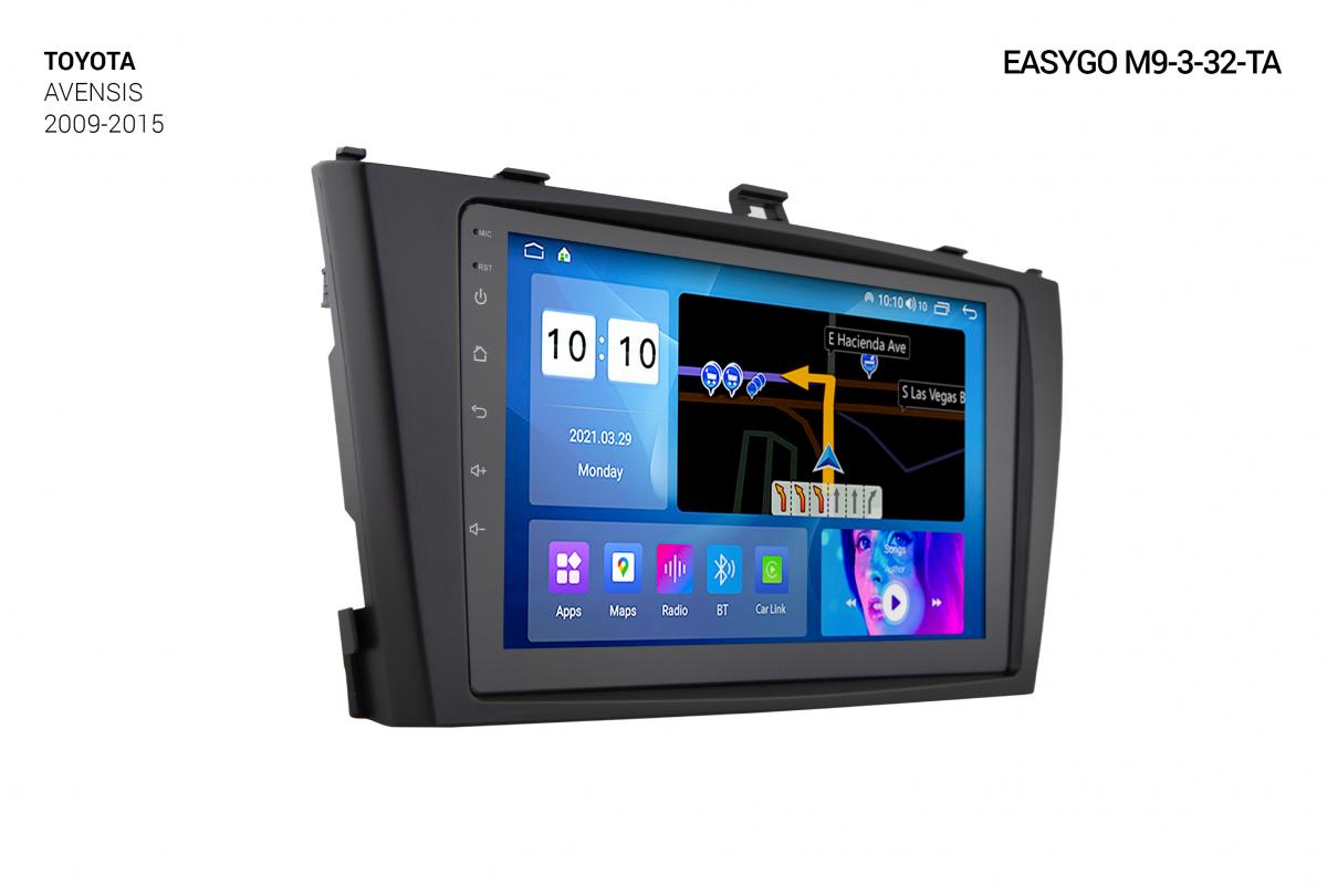 Штатная автомагнитола EasyGo M9-3-32-TA Toyota Avensis 2009-2015