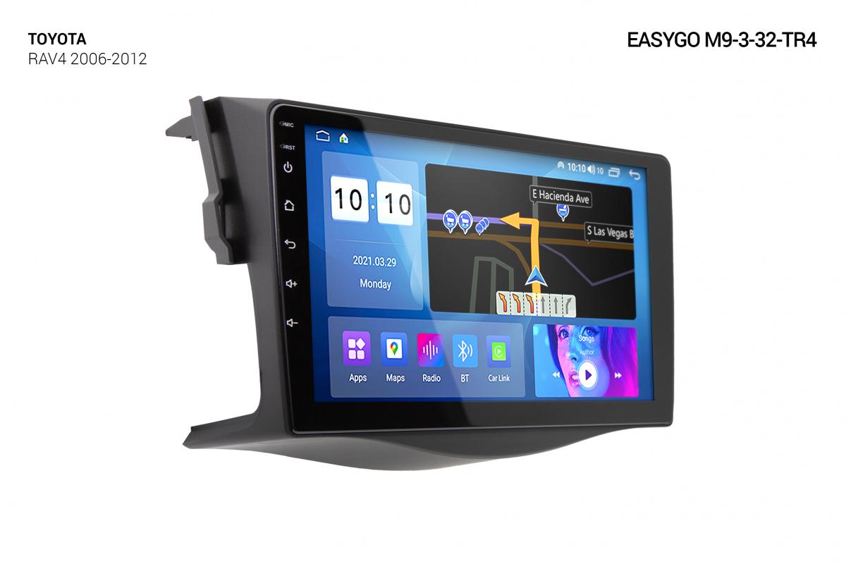 Штатная автомагнитола EasyGo M9-3-32-TR4 Toyota RAV4 2006-2012