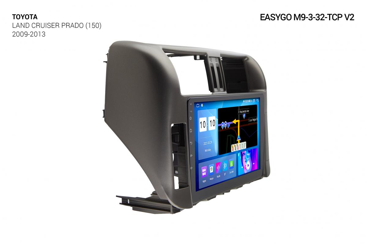 Штатная автомагнитола EasyGo M9-3-32-TCP v2 Toyota Land Cruiser Prado (150) 2009-2013
