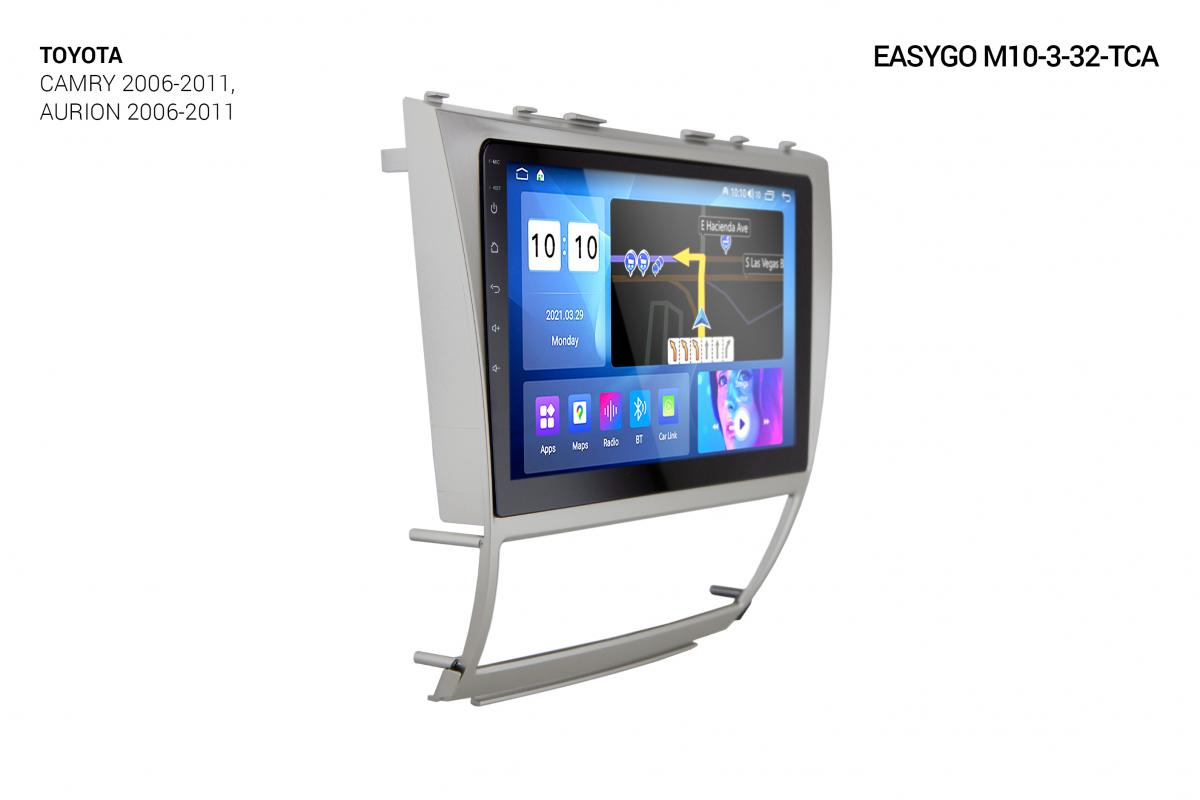 Штатная автомагнитола EasyGo M10-3-32-TCA Toyota: Camry (2006-2011); Aurion (2006-2011)