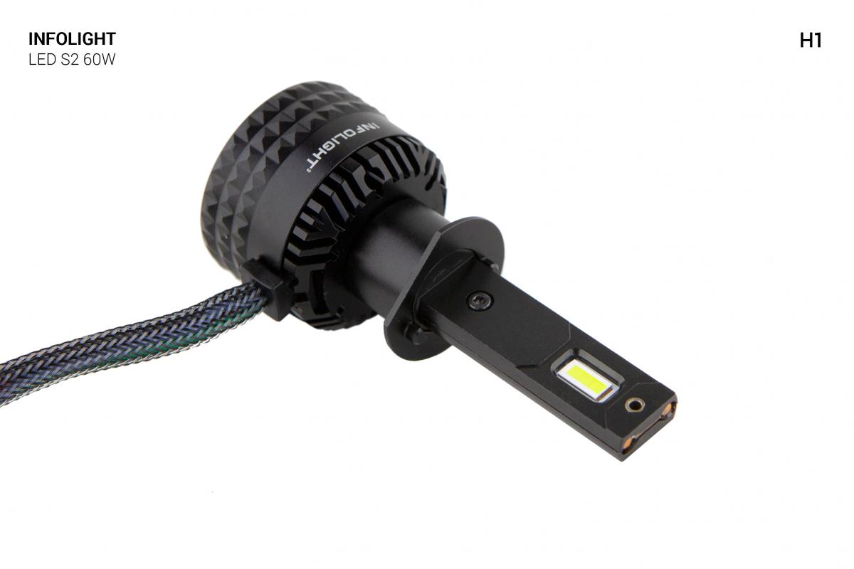 Комплект світлодіодних ламп Infolight S2 H1 60W