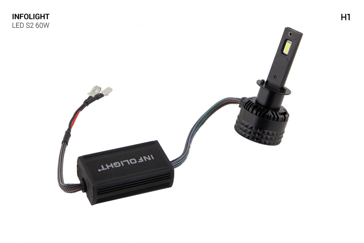 Комплект світлодіодних ламп Infolight S2 H1 60W