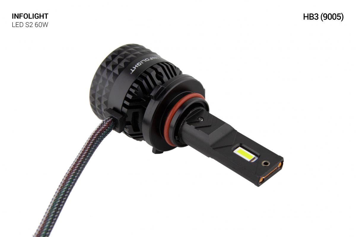 Комплект світлодіодних ламп Infolight S2 9005 60W