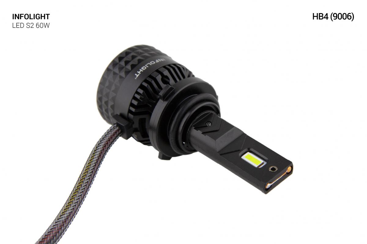 Комплект світлодіодних ламп Infolight S2 9006 60W