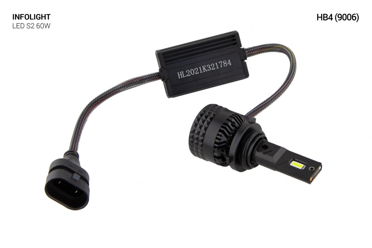 Комплект світлодіодних ламп Infolight S2 9006 60W