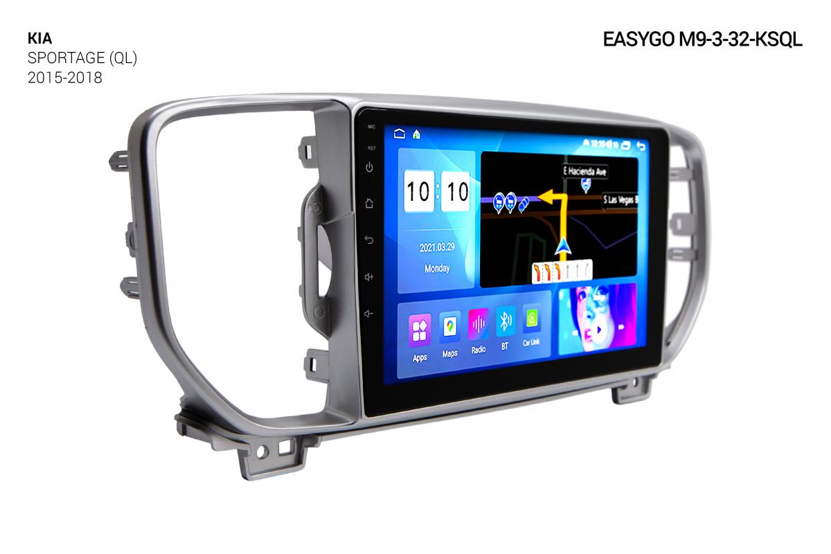 Штатна автомагнітола EasyGo M9-3-32-KSQL KIA Sportage (QL) 2015-2018