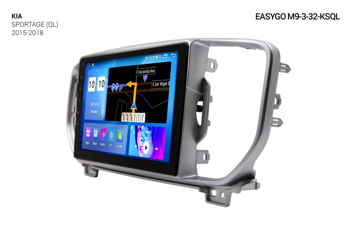 Штатна автомагнітола EasyGo M9-3-32-KSQL KIA Sportage (QL) 2015-2018