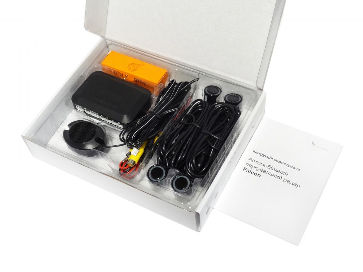 Парковочный радар Falcon 2020 black-4