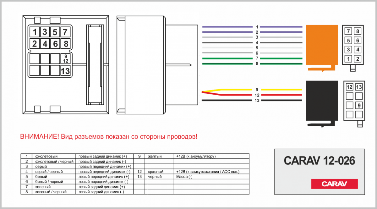 CARAV 12-026 ISO переходник