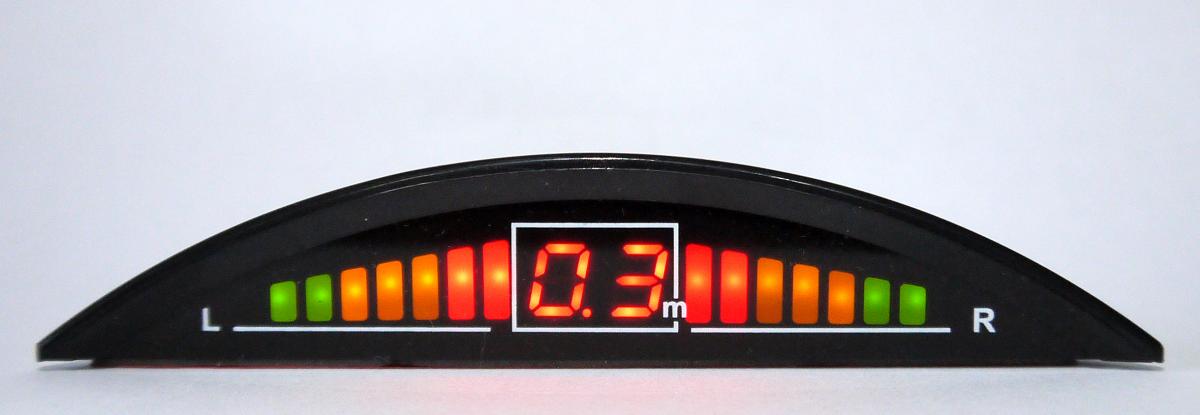 Паркувальний радар Falcon 2616 black-4 датчика