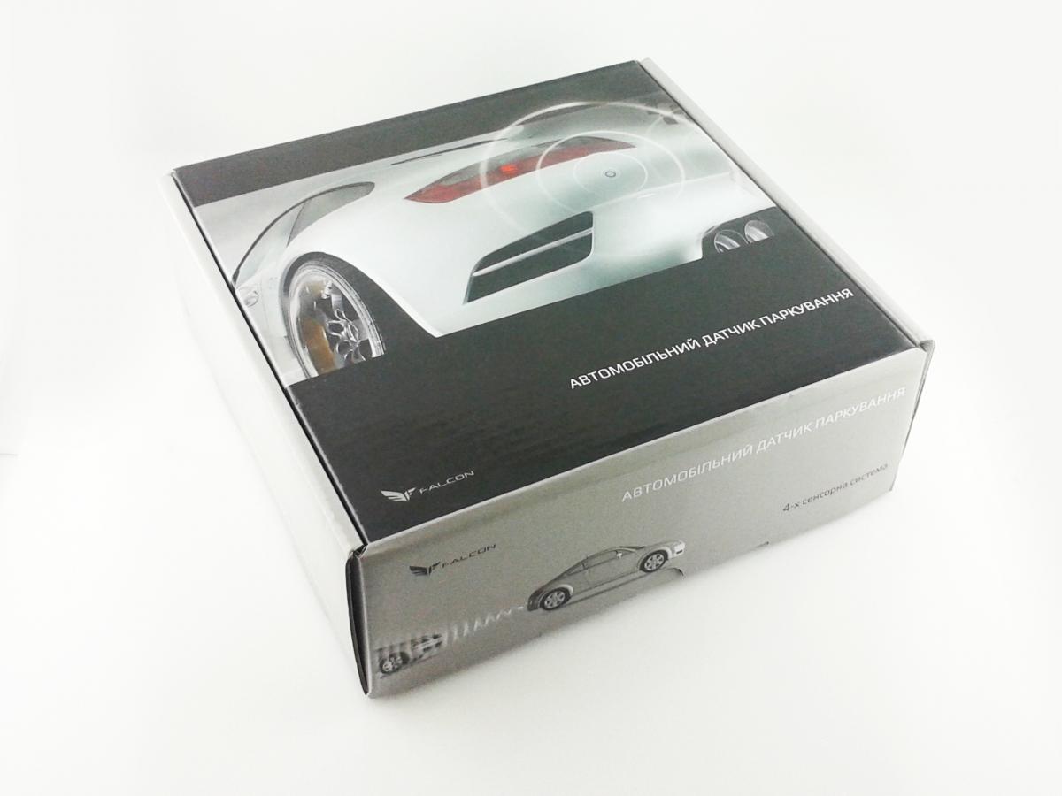 Паркувальний радар Falcon 2616 silver-4 датчика