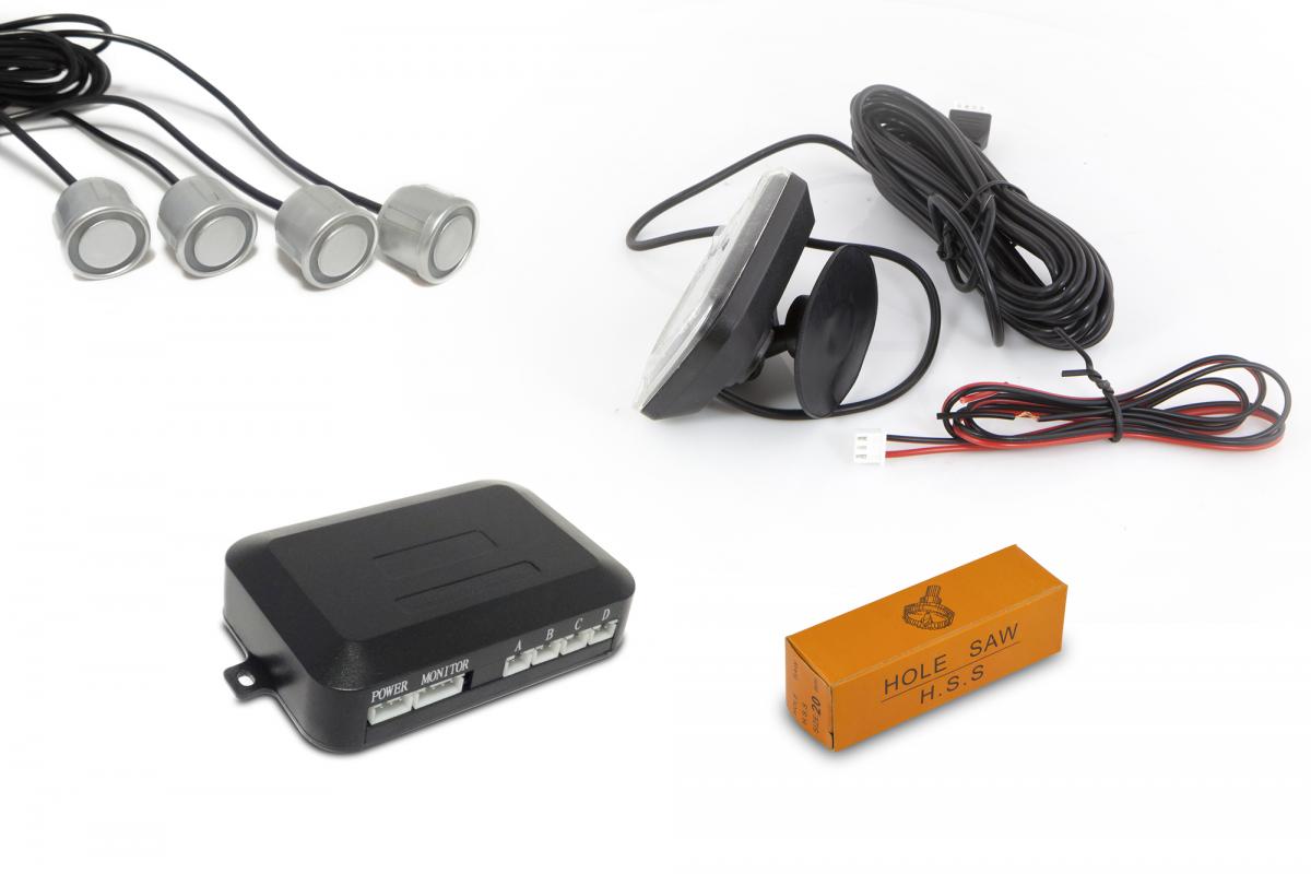 Паркувальний радар Falcon 818F silver-4 датчика