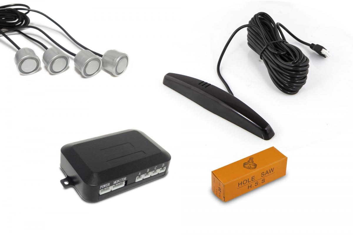 Паркувальний радар Falcon 878 silver-4 датчика