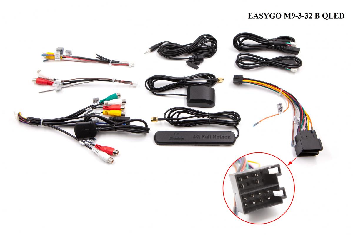 Универсальное головное устройство EasyGo M9-3-32 B QLED